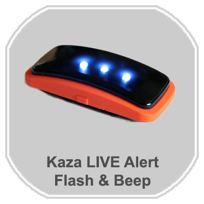 kaza Live Alert Flash & Beep