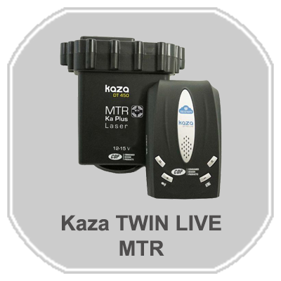 Detector de radares de instalación Kaza TWIN LIVE